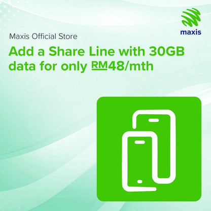 Maxis Postpaid 79 Sim Card (5G internet Unlimited Calls and SMS ) - Esprit always